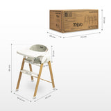 Scaun înalt Triplo 3 în 1 bej Caretero