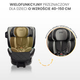 Scaun auto Turox i-Size IsoFix 0-36kg Gri Caretero