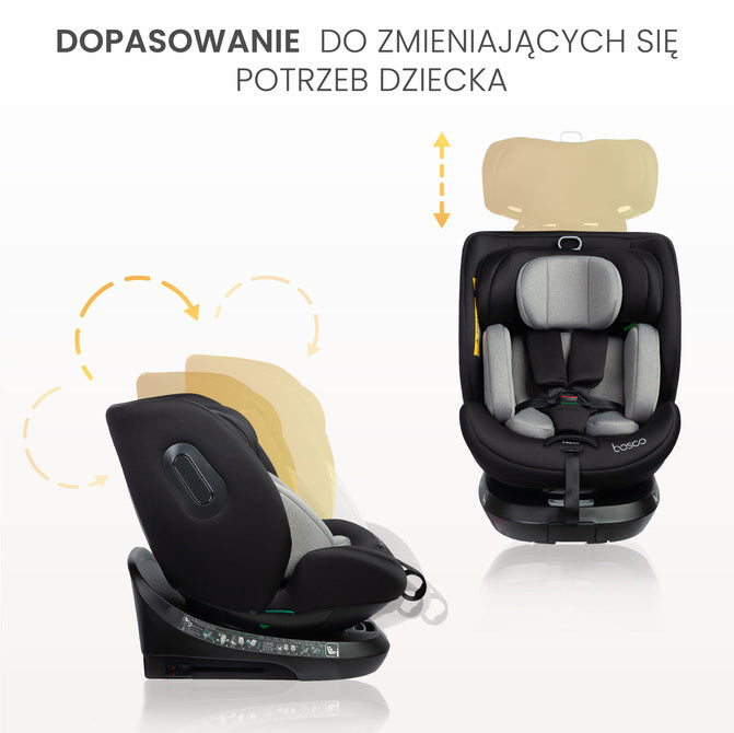 Столче За Кола Bosco I-Size Blue (40-150cm) Caretero