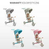 Tricicletă și bicicletă de echilibru 2 în 1 Faro Green Caretero Toyz