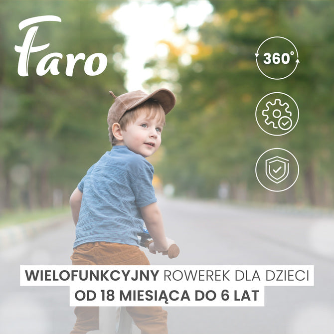 Tricicletă și bicicletă de echilibru 2 în 1 Faro roz Caretero Toyz