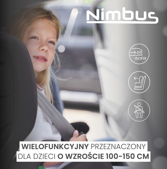 Столче За Кола Nimbus i-Size IsoFix 15-36кг Navy Caretero