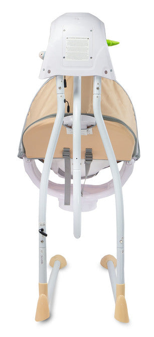 Șezlong electric și balansoar bej Caretero