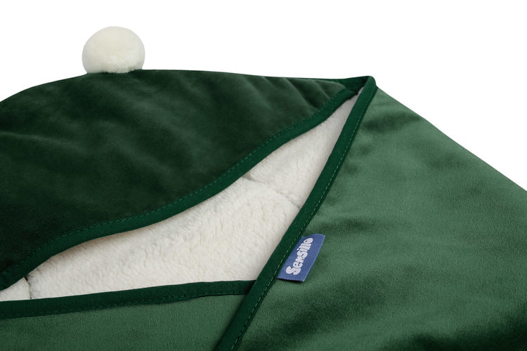 Одеяло За Повиване За Кошница Плюш 75x75 Зелено bebemama