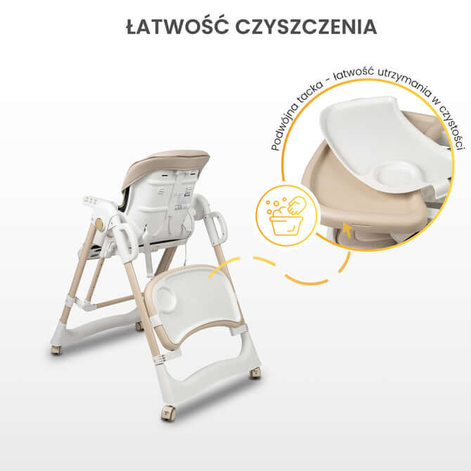 Столче За Хранене Nesto Бежово Caretero