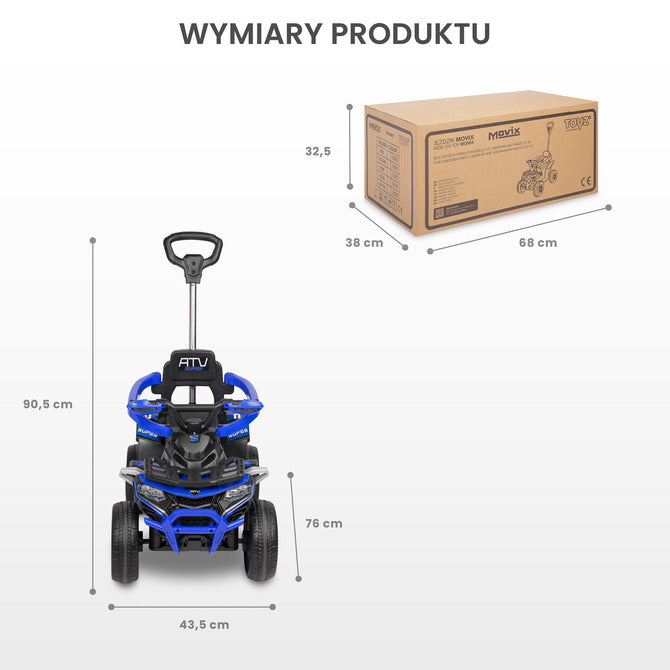 Играчка За Яздене Atv MovixЖълта Caretero Toyz