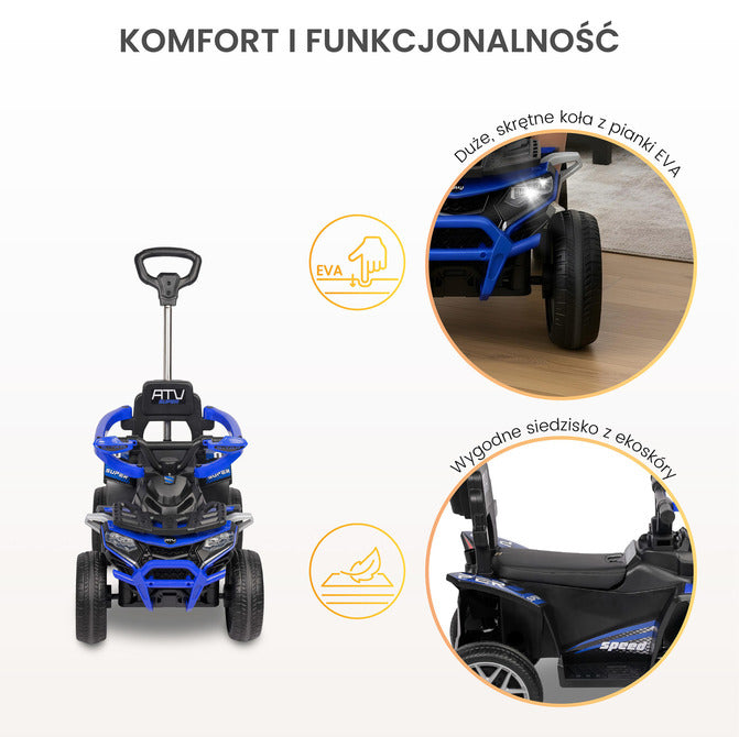 Играчка За Яздене Atv Movix Синя Caretero Toyz