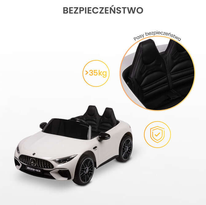 Акумулатонрна кола Mercedes SL63 червен Caretero
