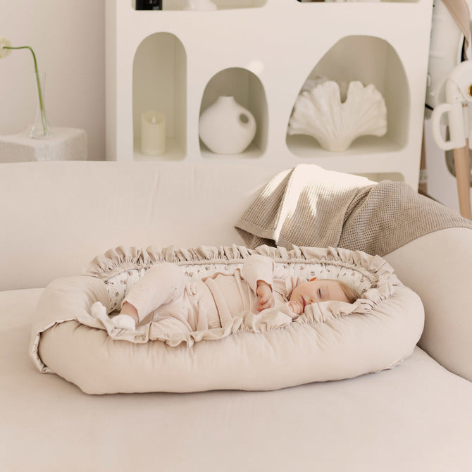 Бебешко гнездо Cotton Rose Beige 80X45 Sensillo