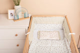 Спален комплект двулицев за бебешко креватче Rose Beige 75X95 25X35 Sensillo
