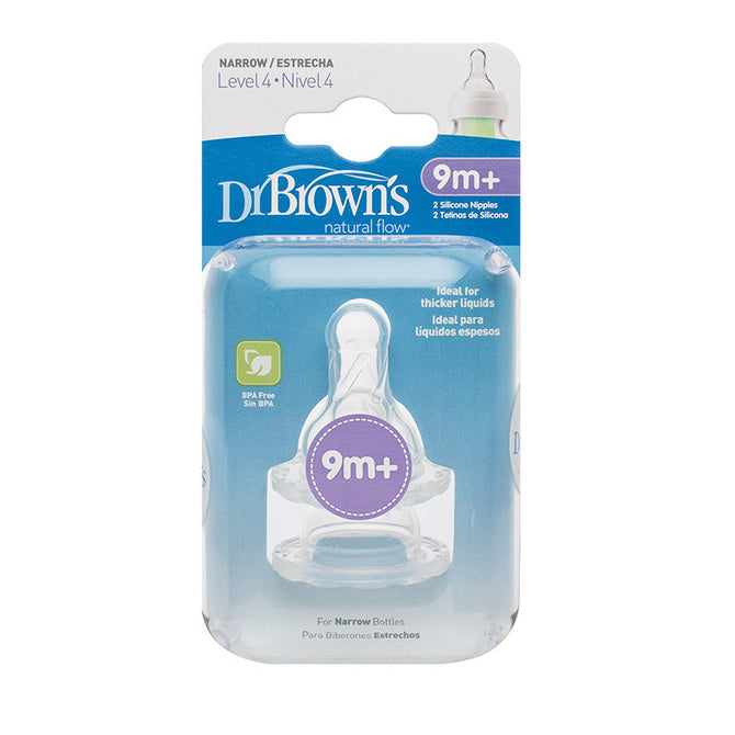 Силиконов Тесен Биберон Ниво 4 - 2 Броя --- BebeMama