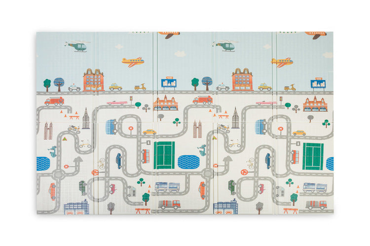 Многофункционална Постелка Улици 200X180 Toyz