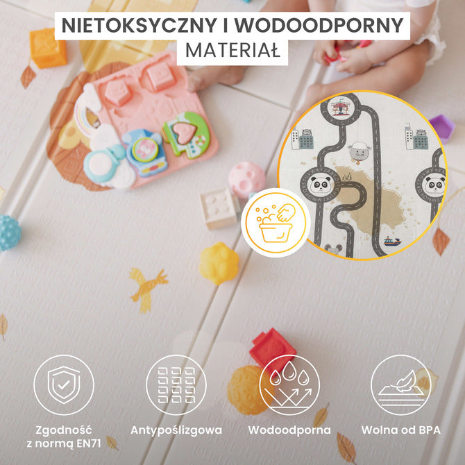 Многофункционална Постелка Улици 200X150 Toyz