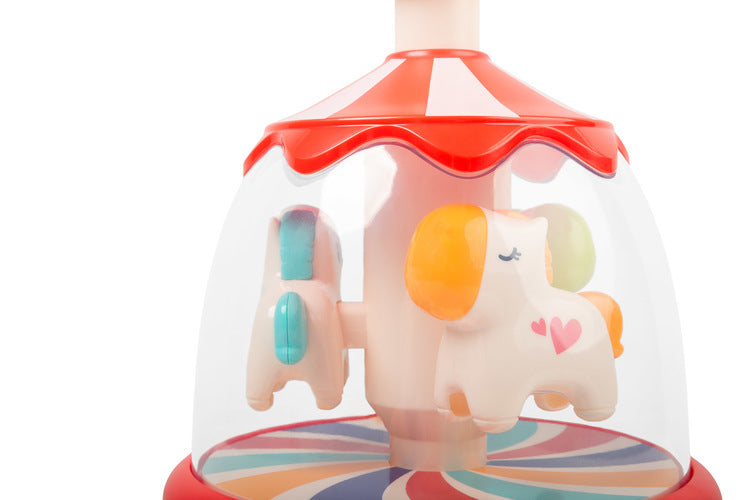 Интерактивна Въртележка С Фигурки Тип Пумпал Червени Понита 6+ Toyz