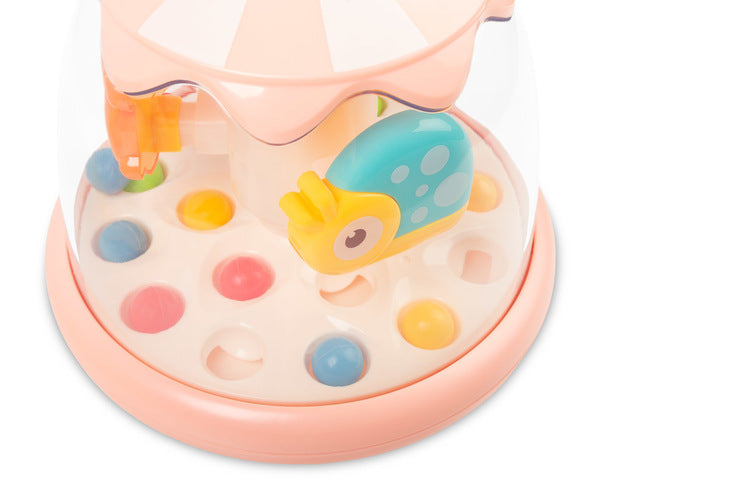 Интерактивна Въртележка С Фигурки Тип Пумпал Розов И Животни 6+ Toyz