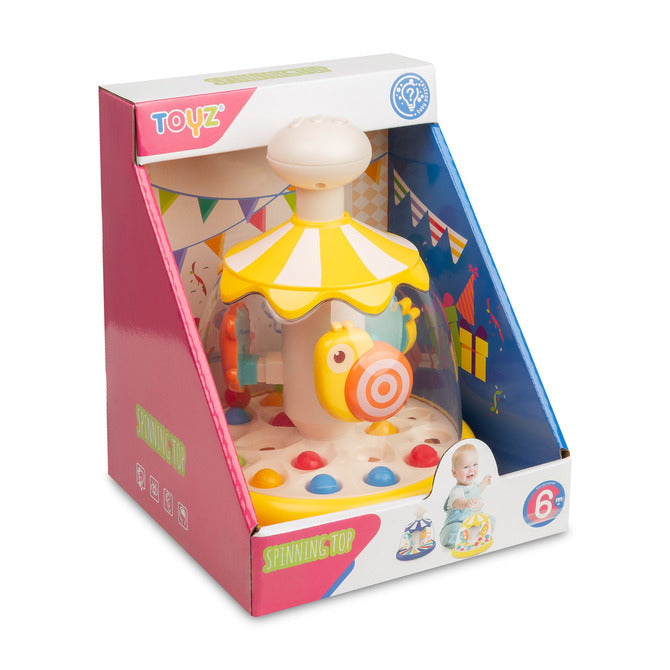 Интерактивна Въртележка С Фигурки Тип Пумпал Жълти Животни6+ Toyz