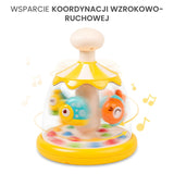 Интерактивна Въртележка С Фигурки Тип Пумпал Жълти Животни6+ Toyz