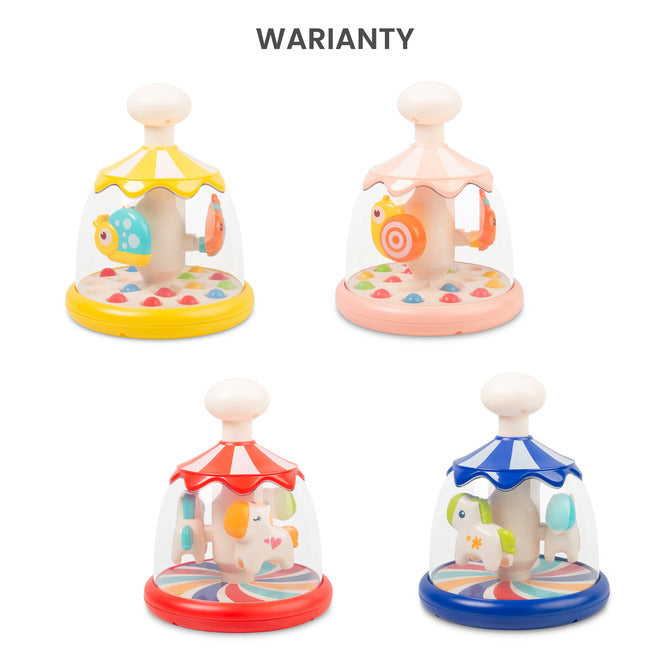 Интерактивна Въртележка С Фигурки Тип Пумпал Жълти Животни6+ Toyz