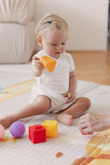 Образователна Играчка - Меки Сензорни Кубчета 20 Броя 6+ Toyz