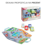 Образователна Играчка Плюшени Колички 4 Броя С Пътна ПостелкаИ Чанта 12 + Toyz