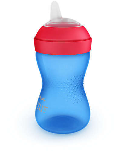 Неразливна Чаша С Мек Накрайник Philips Avent 9+ Синя