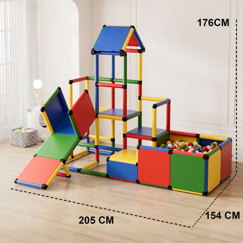 Детски Център За Катерене С Площадка И Басейн За Топки Feelkids
