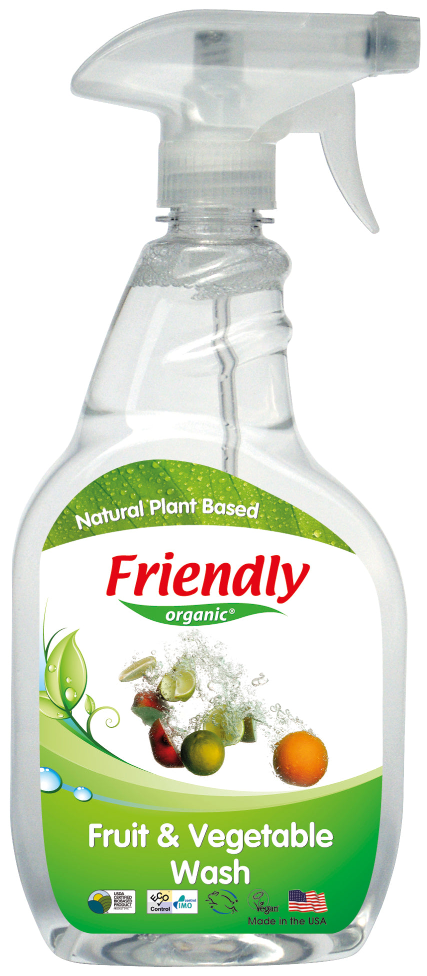 Препарат За Измиване На Плодове И Зеленчуци 650мл Friendly Organic