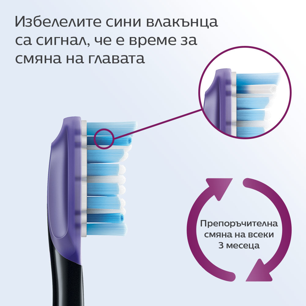 Глава За Четка G3 Premium Gum Care Hx9052 88, Черен, 2 Броя Philips Sonicare