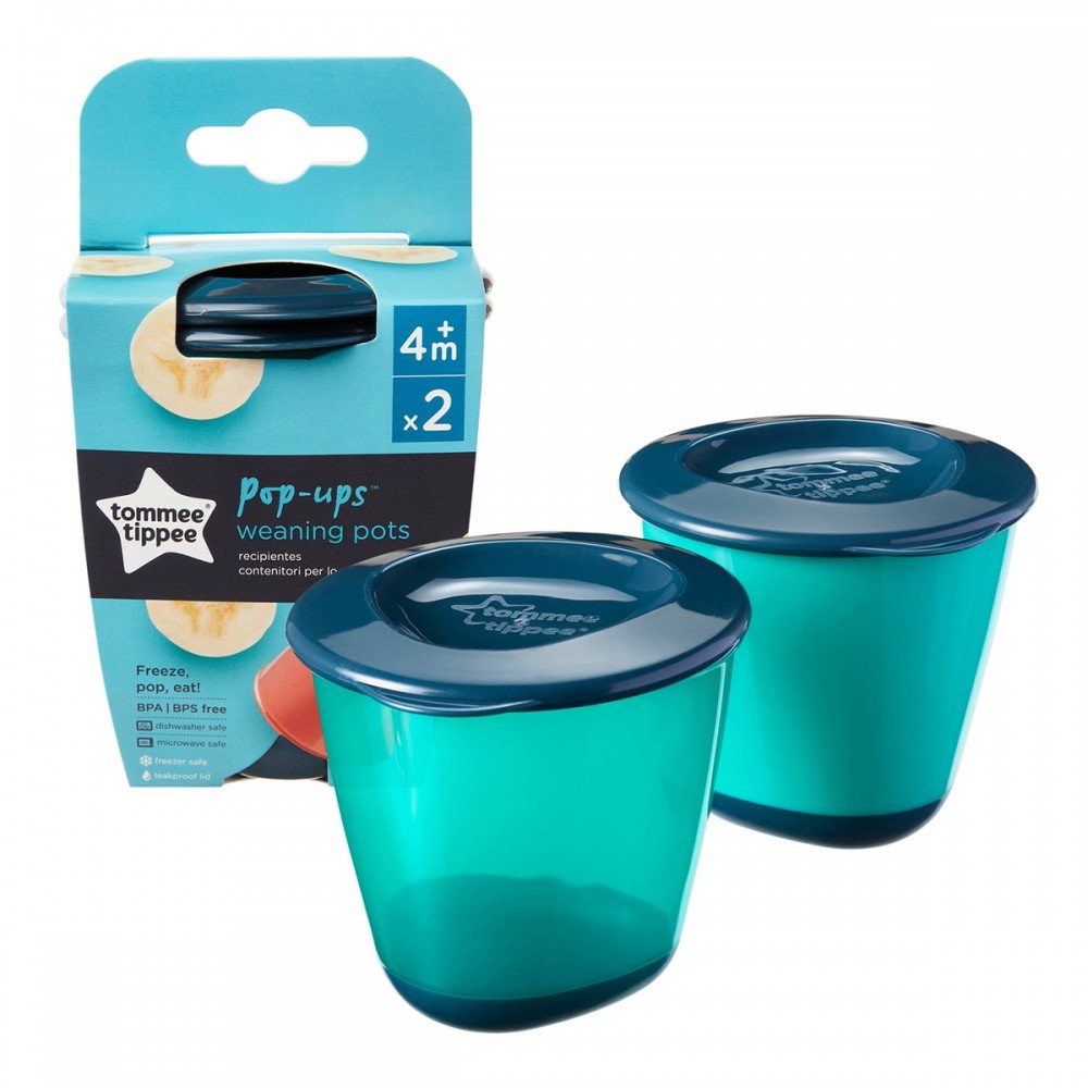 Recipiente mari pentru alimente, 2 buc. Tommee Tippee, 120 ml