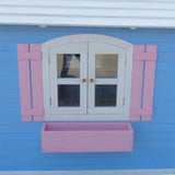 Голяма Дървена Детска Къща С Веранда Ginger Home, 194X229X210 См, За Игри И Забавления На Открито