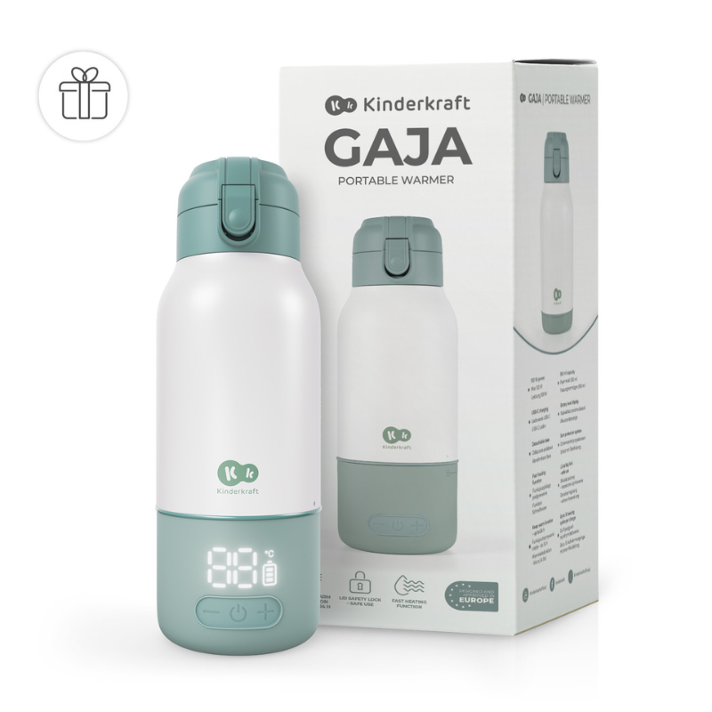 Gaja Термос За Подгряване На Мляко 2в1 Green Kinderkraft