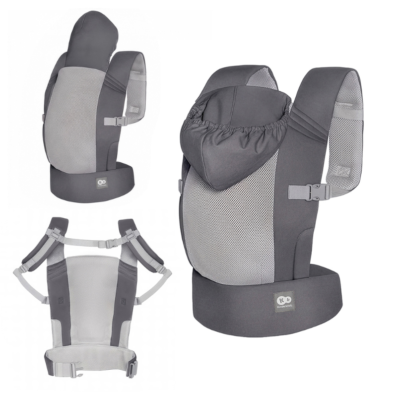 Carrybee Ергономична Раница Grey Kinderkraft