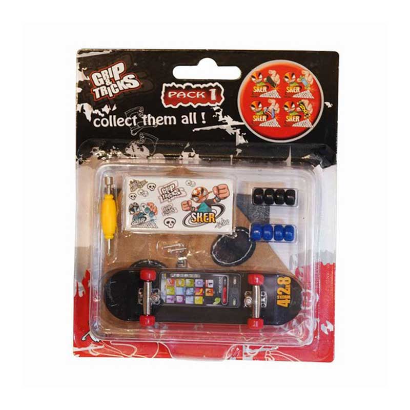 Играчка За Пръсти Skateboard, Черен Grip &Amp; Tricks
