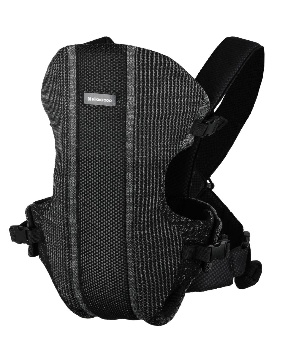 Кенгуру Gwen Fly Knit Black - Ергономични Раници И Кенгура - Kikkaboo - BebeMama
