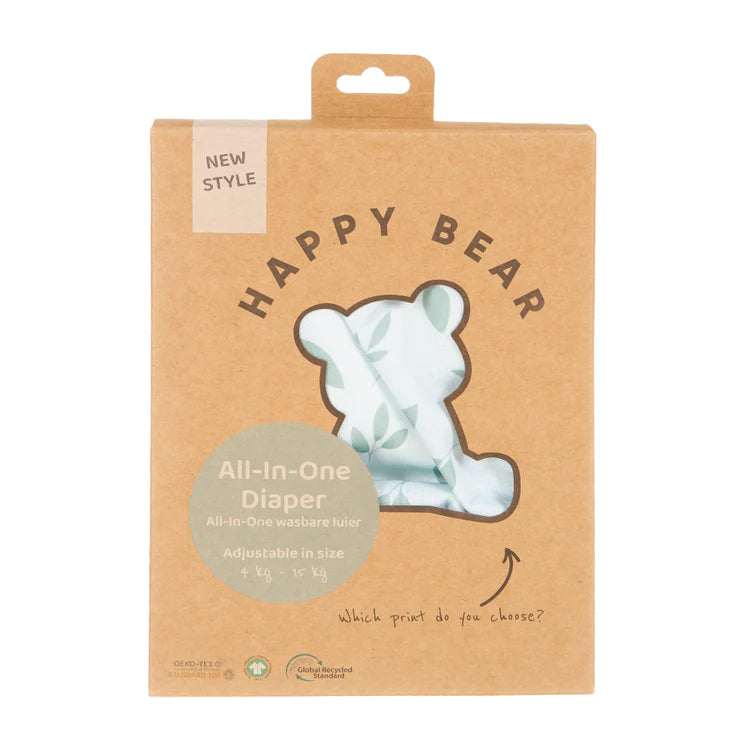 Бебешка Дневна Многократна Пелена All In One Botanical Happybear
