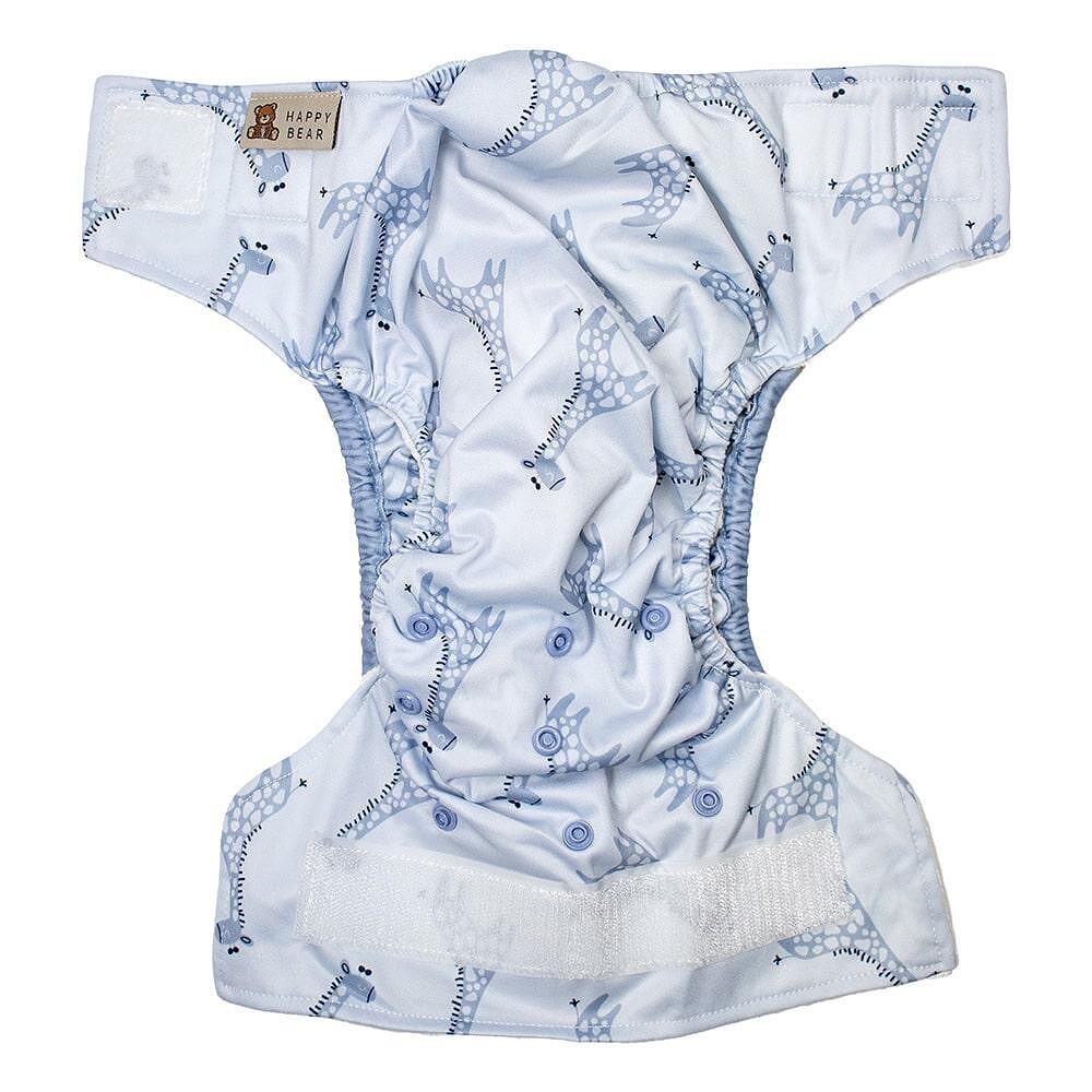 Бебешка Многократна Пелена All In One Blue Giraffe Happybear
