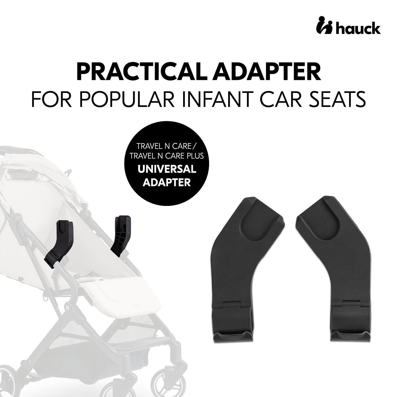 Адаптер За Стол За Кола Travel N Care Plus Universal Adapter Black Hauck