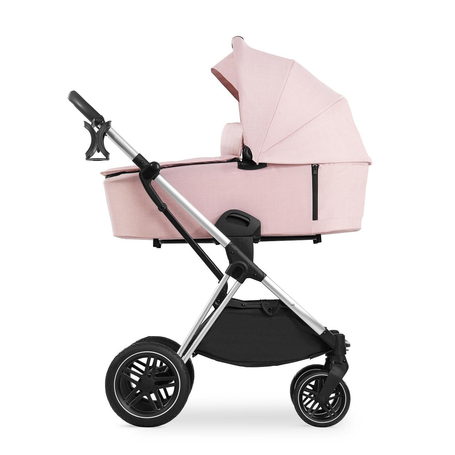 Бебешка Количка 2в1 Vision X Set Silver Melange Rose Hauck