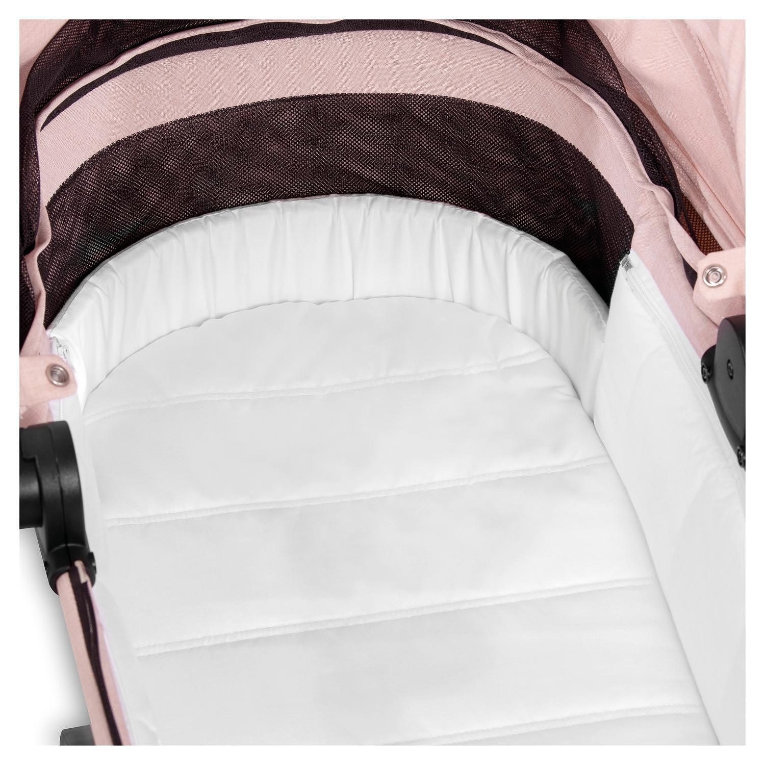 Бебешка Количка 2в1 Vision X Set Silver Melange Rose Hauck