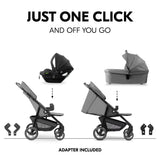 Бебешка Количка 3в1 Shop N Care Trio Set Grey Hauck