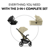 Бебешка Количка 3в1 Shop N Care Trio Set Olive Hauck