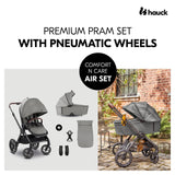 Бебешка Количка Comfort N Care Air Set Dark Grey Hauck