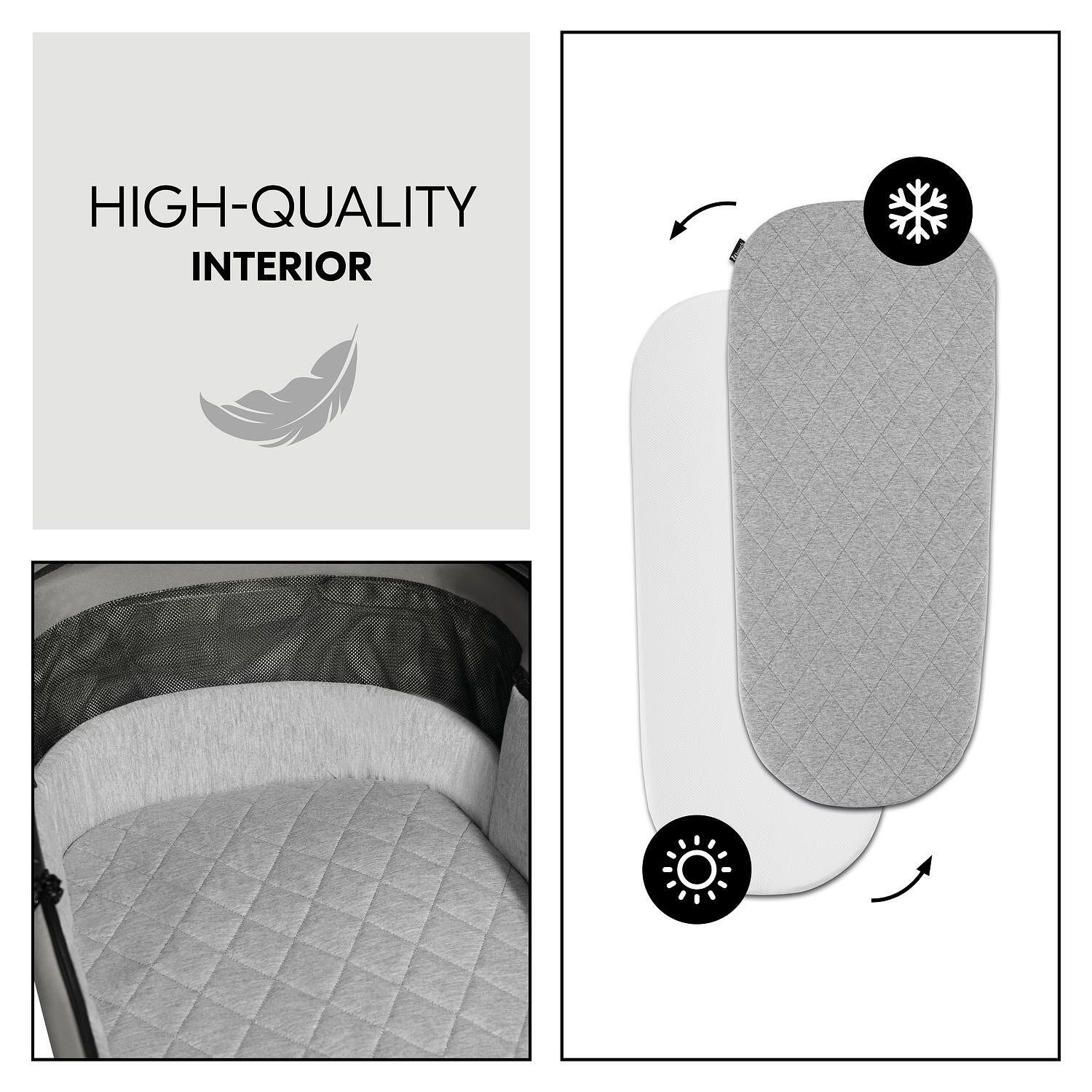 Бебешка Количка Comfort N Care Air Set Dark Grey Hauck