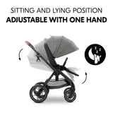 Бебешка Количка Comfort N Care Air Set Dark Grey Hauck