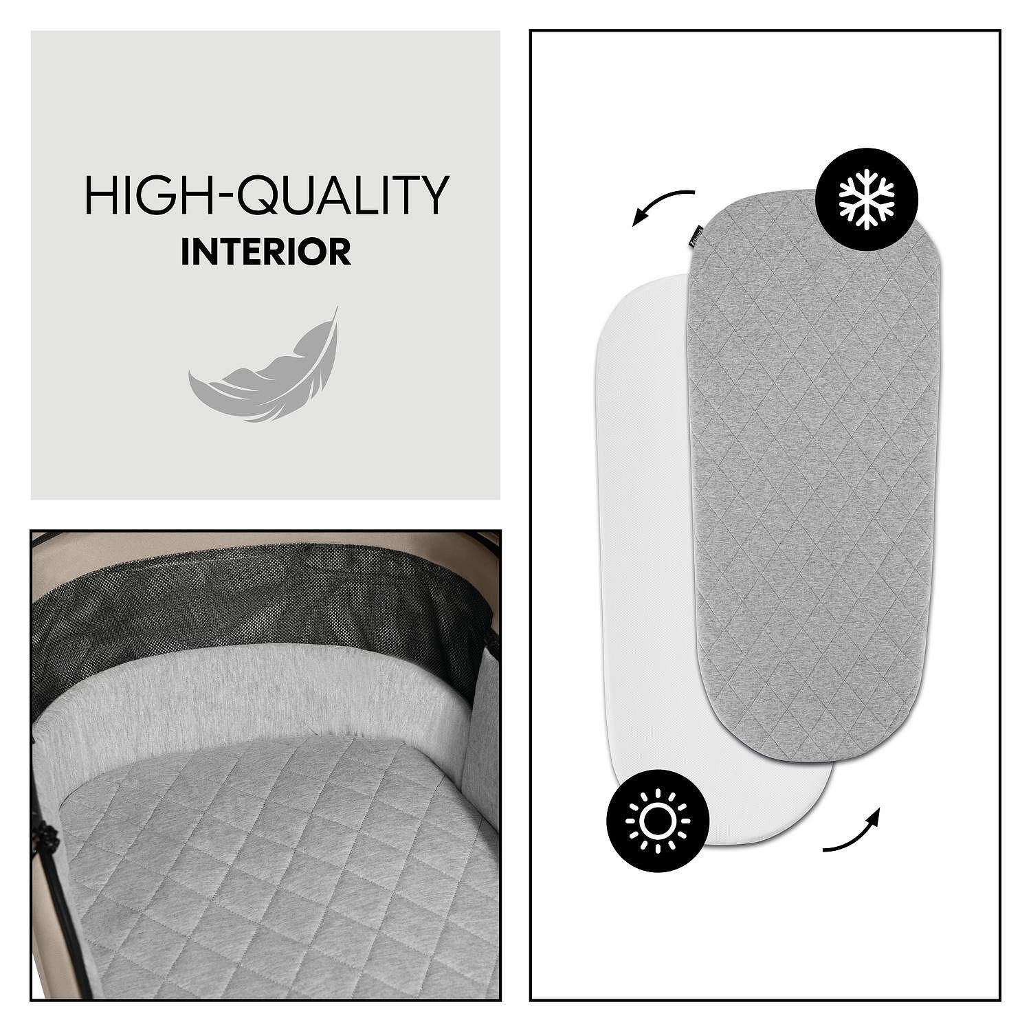 Бебешка Количка Comfort N Care Air Set Mocha Hauck