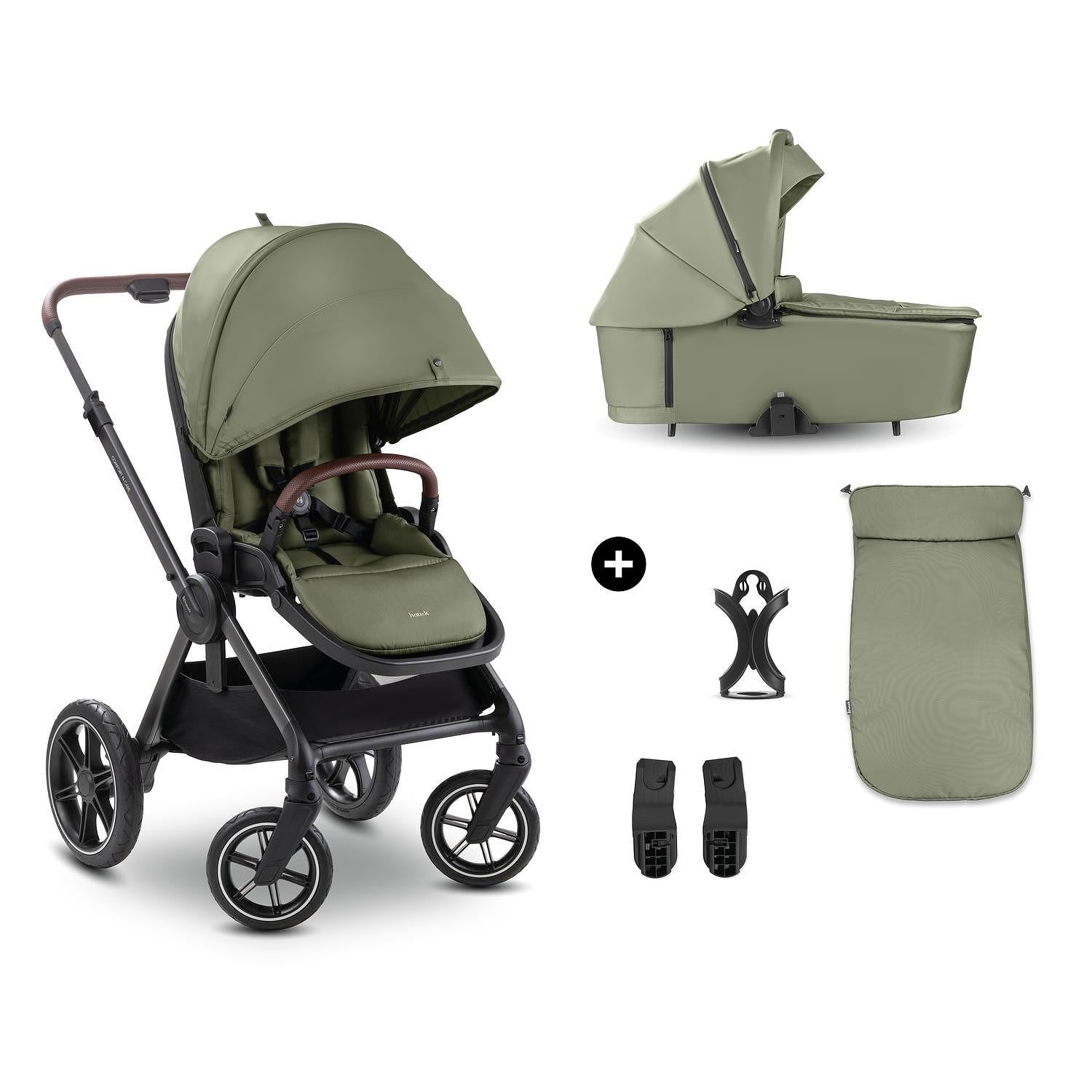 Бебешка Количка Comfort N Care Set Olive Hauck