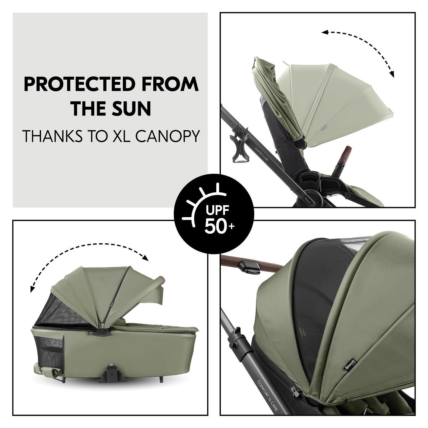 Бебешка Количка Comfort N Care Set Olive Hauck