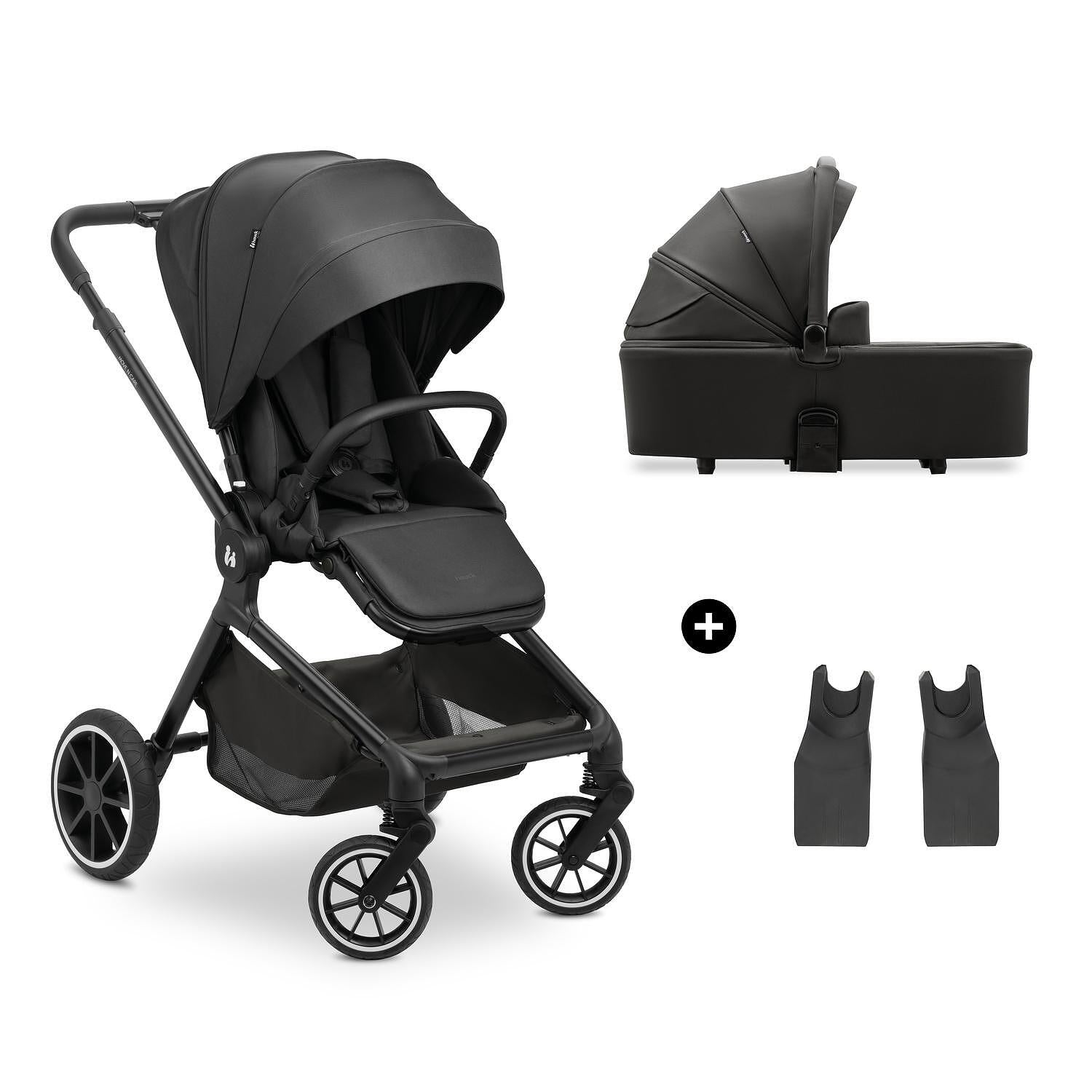 Бебешка Количка Move N Care Set Black Hauck
