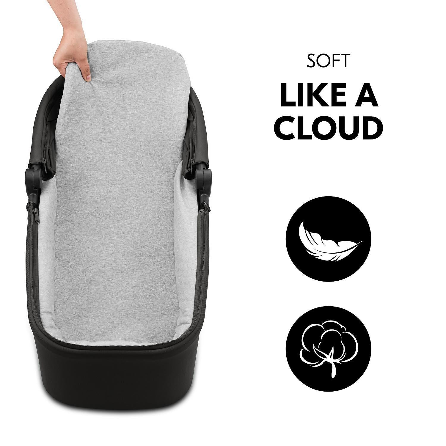 Бебешка Количка Move N Care Set Black Hauck