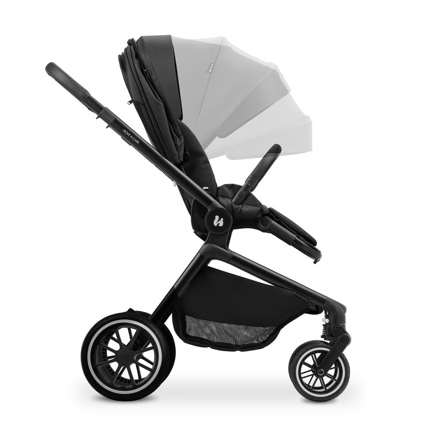 Бебешка Количка Move N Care Set Black Hauck